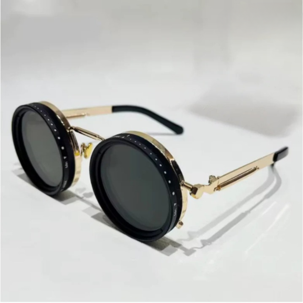 Crimson™ | Adjustable Black Sunglasses