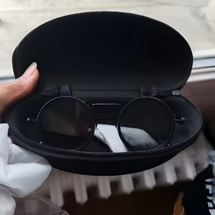 Crimson™ | Adjustable Black Sunglasses