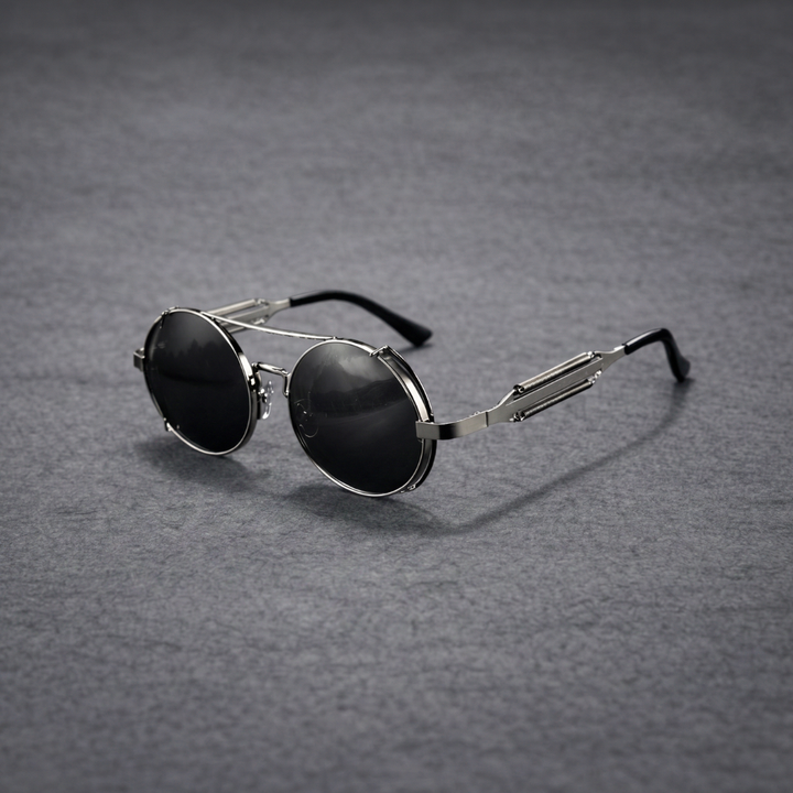 Agent™ | Steampunk Polarized Metal Sunglasses