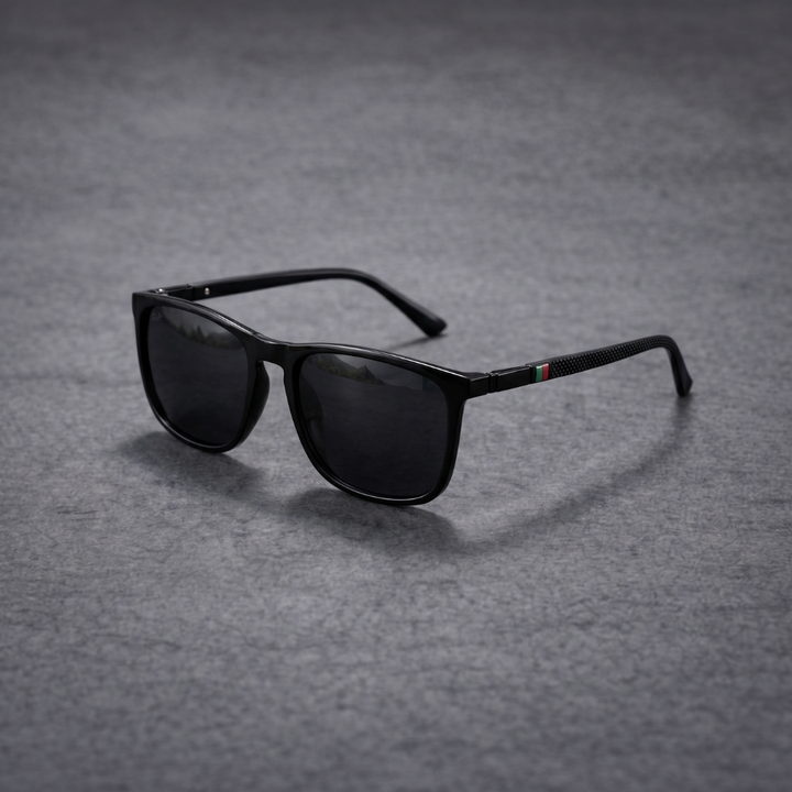Rain™ | Classic Square Men’s Eyeglasses Lightweight Black Frame