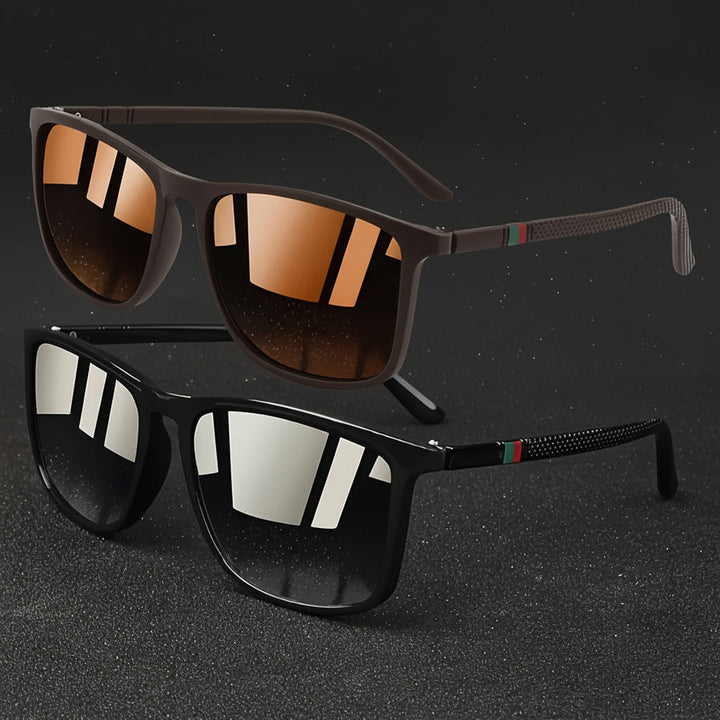 Rain™ | Classic Square Men’s Eyeglasses Lightweight Black Frame
