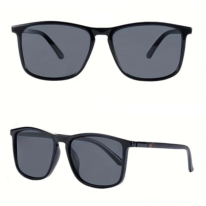 Rain™ | Classic Square Men’s Eyeglasses Lightweight Black Frame