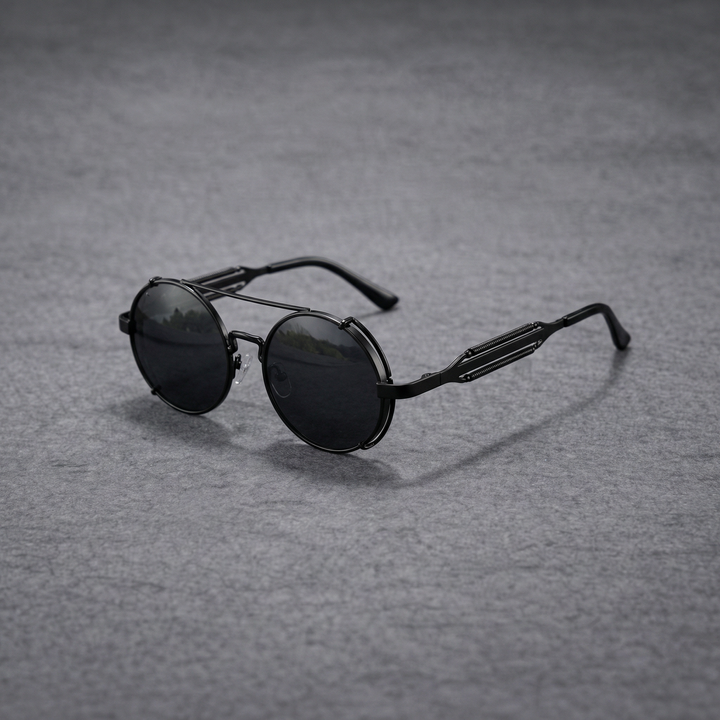 Loonie™ | Polarized Round Metal Sunglasses